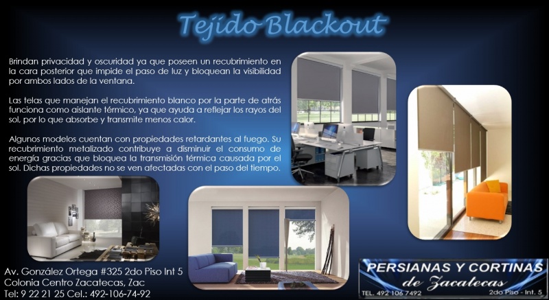 TEJIDO BLACKOUT