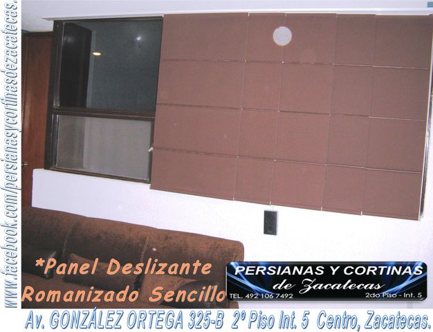 PANEL BLACK-OUT ROMANIZADO SENCILLO