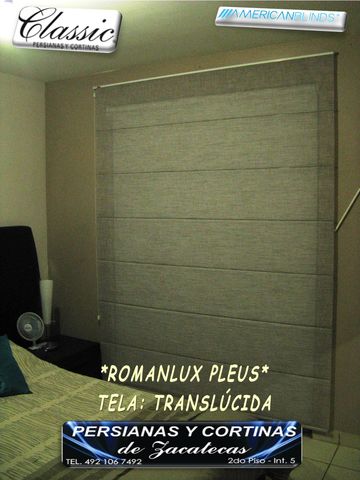 ROMANA PLANA Tela TRANSLUCIDA